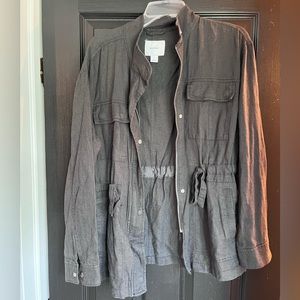 Old Navy linen utility jacket